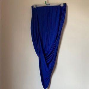 High-Low Blue Charlotte Russe Skirt